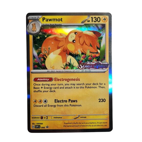 Pawmot SVP006 Scarlet Violet Black Star Promo Card NM - Picture 1 of 4